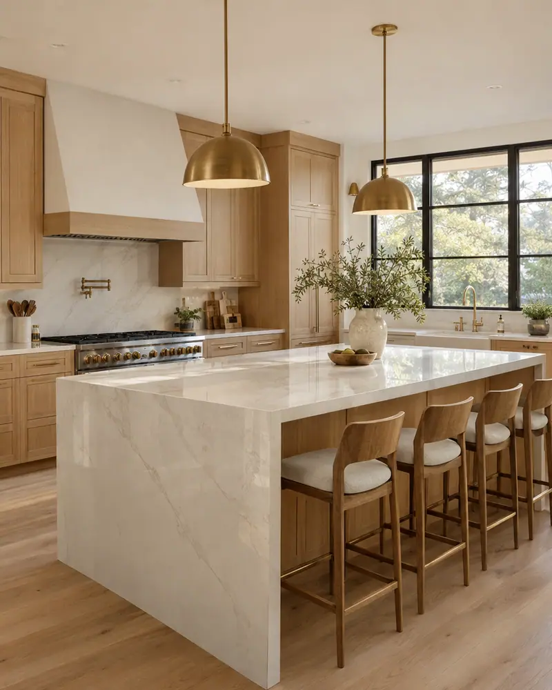 Remodeled modern kitchen